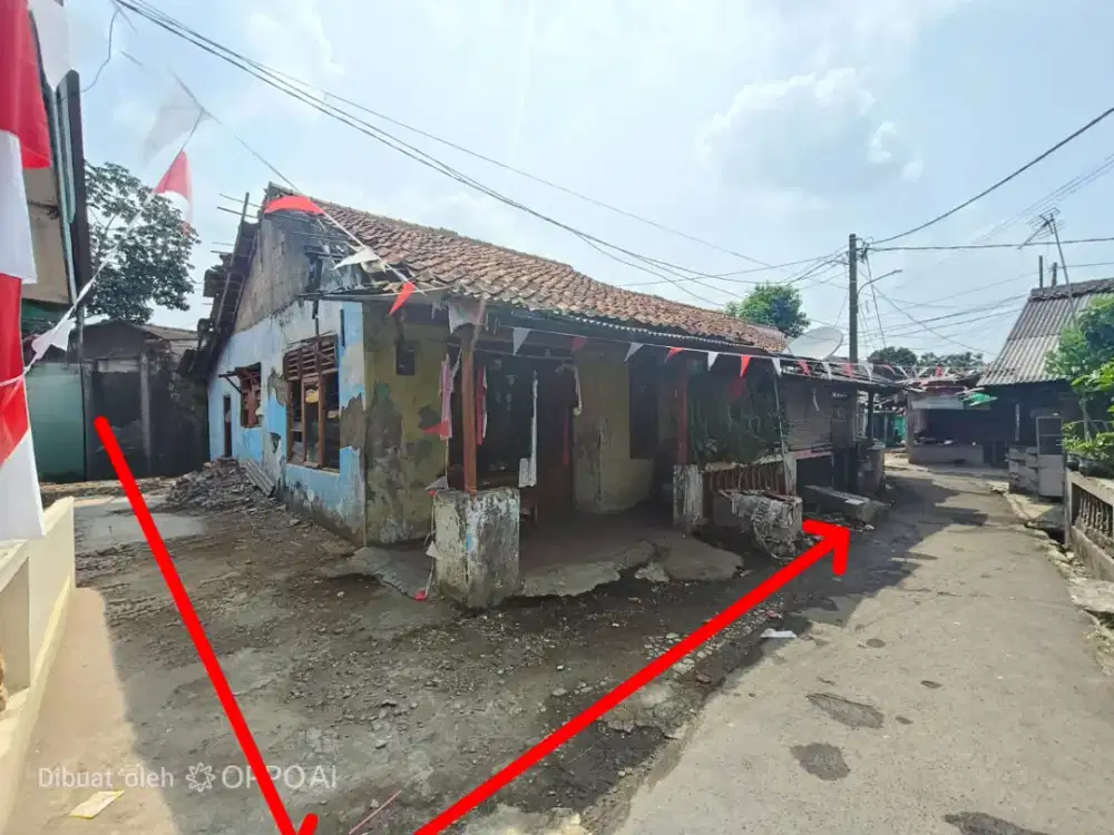Rumah second dijual Margonda Beji Depok(hitung tanah)5jt/m²