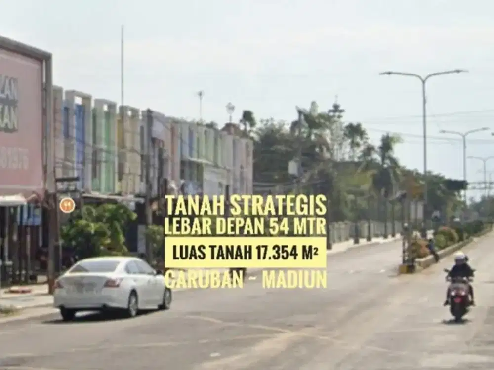 (H) Tanah LD 54 mtr, Jalan Panglima Sudirman Caruban MADIUN, Istimewa