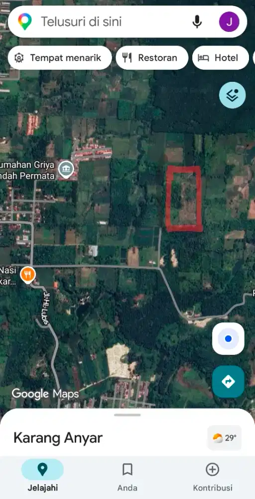 Lahan luas cocok untuk peternakan dan perkebunan atau perumahan