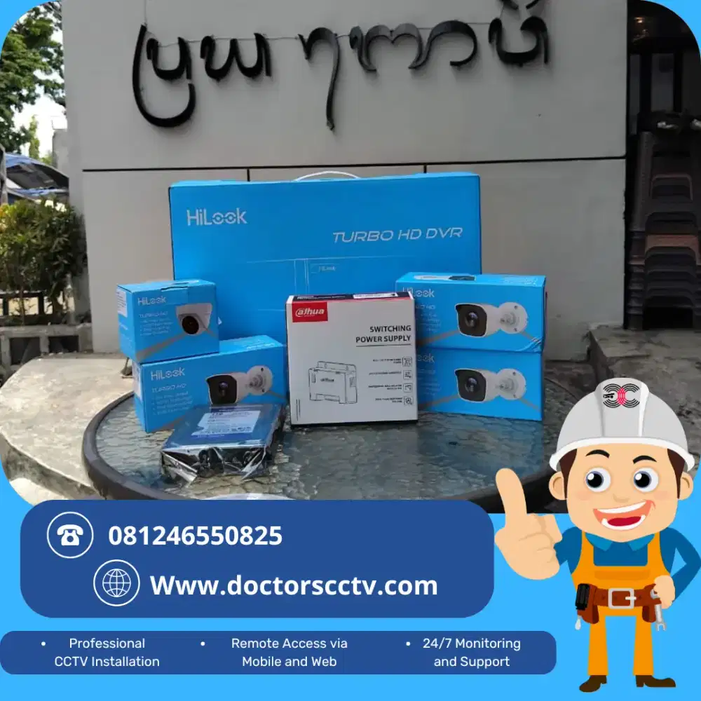 CCTV MURAH BERKUALITAS, PAKET CCTV FULL HD