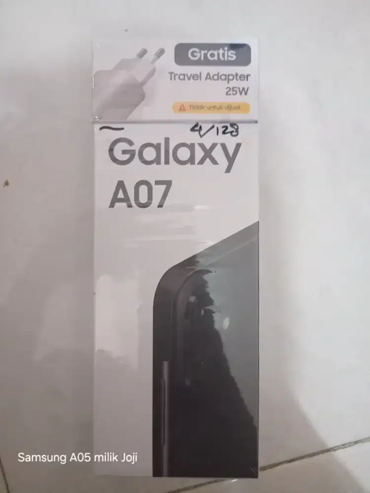 Jual hp samsung new segel A 07 4/ 128