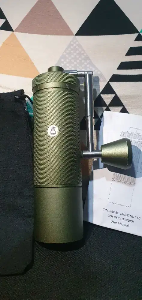 Timemore Chestnut S3 Manual Grinder (Fullset Box + Leather Case) Murah