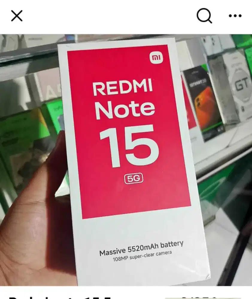 Redmi note 15 5g ram 8/256 new