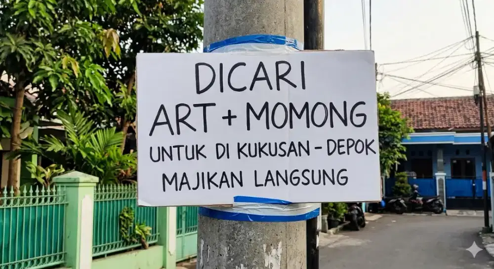 LOWONGAN KERJA ART + MOMONG PP (KUKUSAN -DEPOK)