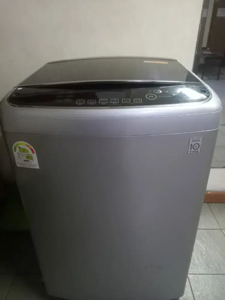 Mesin cuci LG otomatis 16kg 400watt mulus no minus ‼️