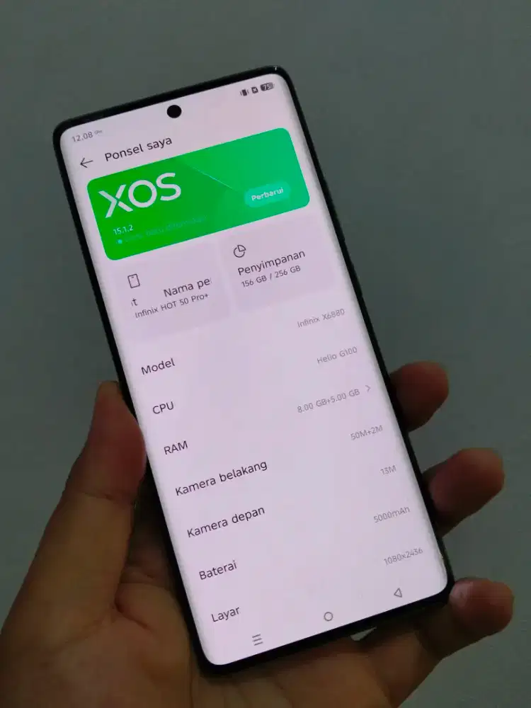 Infinix hot 50 pro plus 8+8/256 batangan hp aj noemal jaya