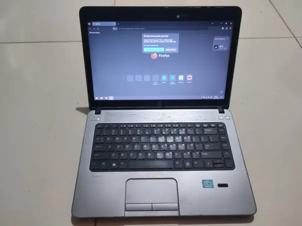 Jual cepat laptop hp probook core i5