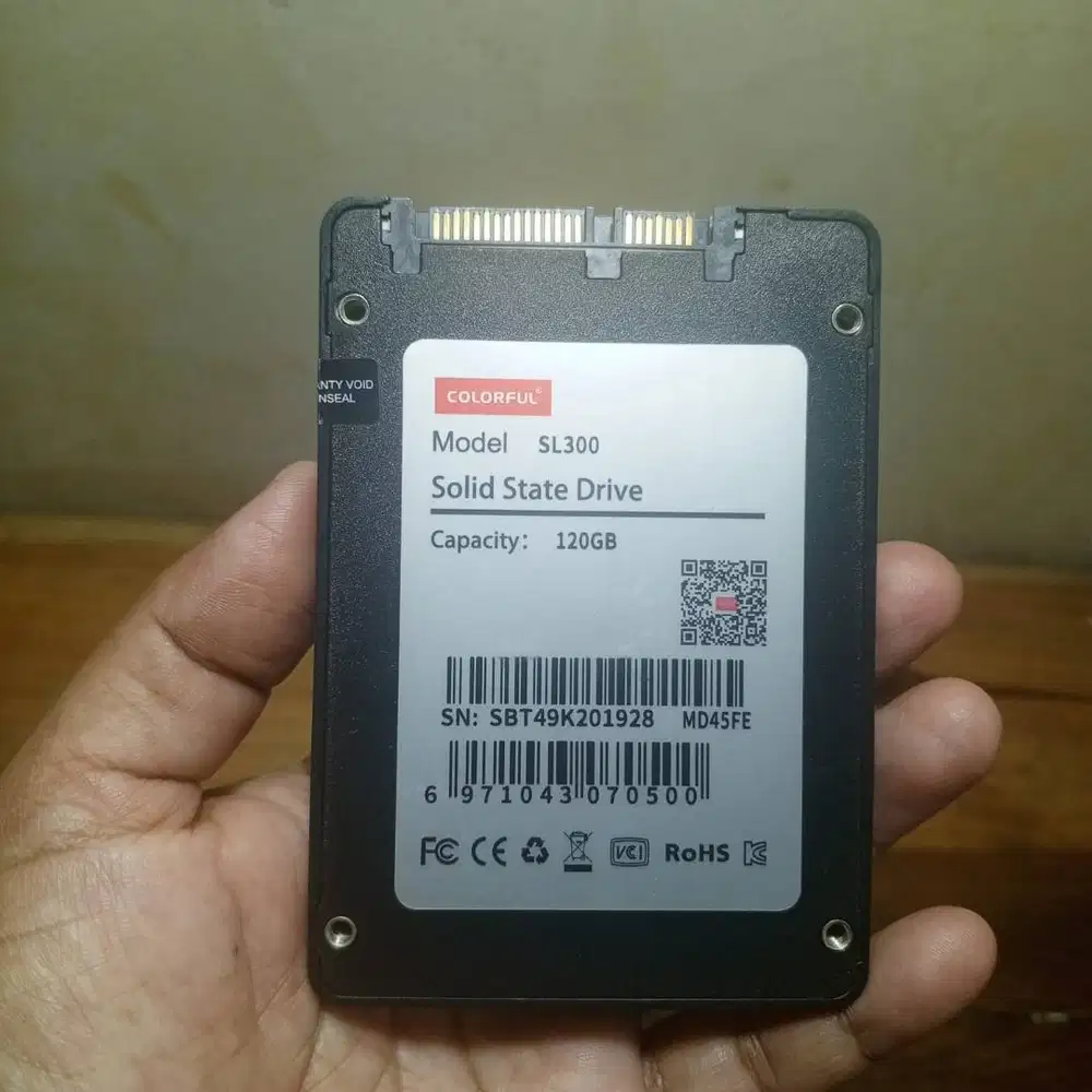 SSD SATA 120 GB Colorful siap pakai