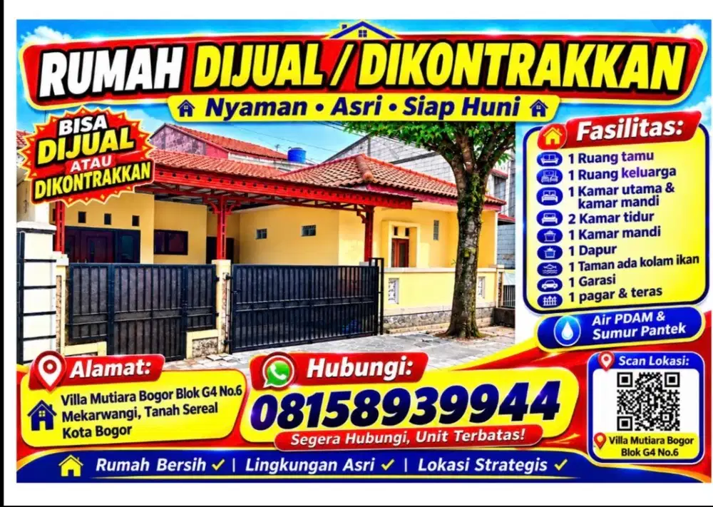 Dijual / Dikontrakan
