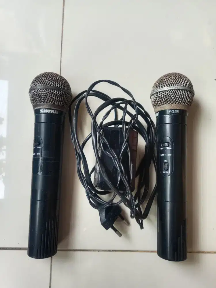 Di jual Mic wireless merk shure made in USA