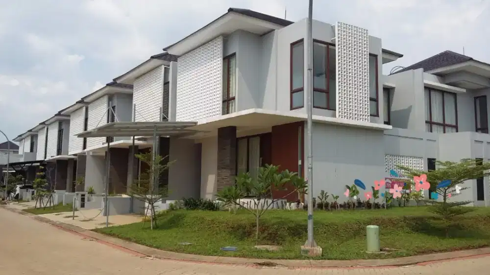 Disewakan Rumah Hoek, Cluster,  Bintaro