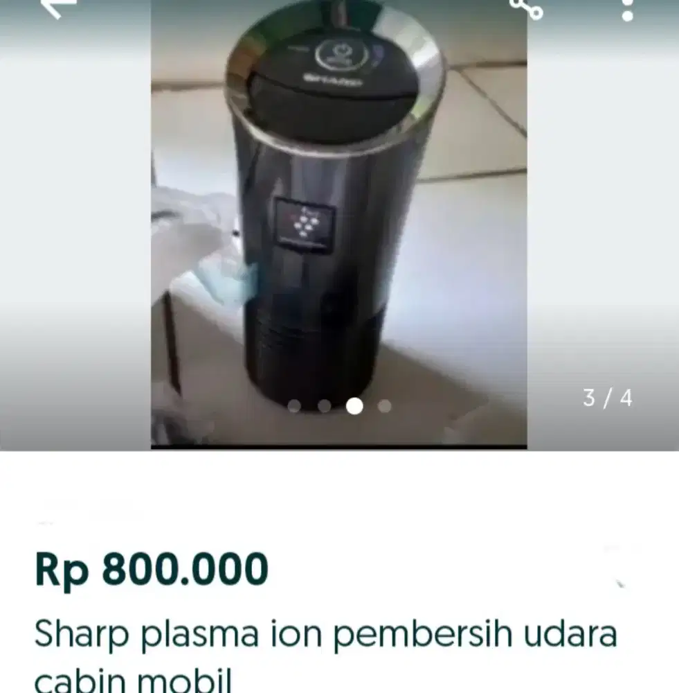 Sharp plasma cluster baru