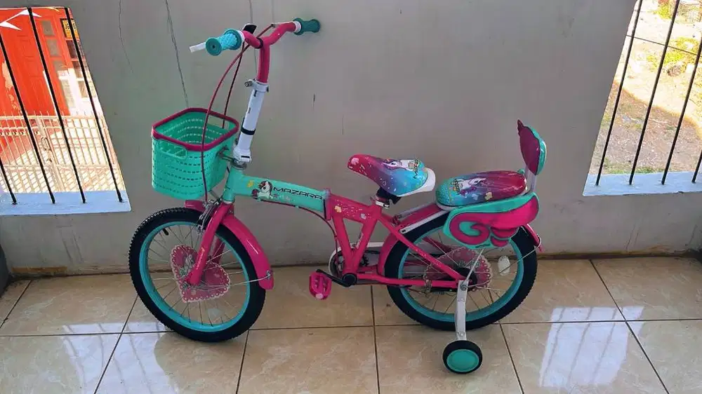 Dijual Sepeda Anak Perempuan Unicorn - Kondisi Bekas Layak Pakai
