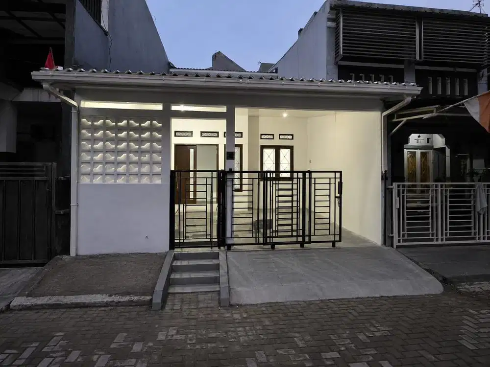 Disewakan Rumah Puri Depok Mas Full Renov 3 KT, 2 KM Lokasi Strategis