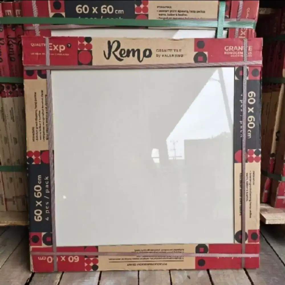 Granit Tile kw 1 Cream Polos Siap Kirim