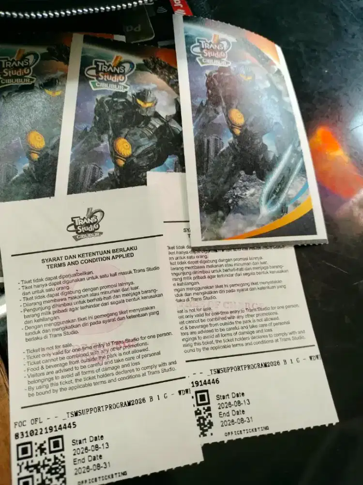 Tiket main TRANS STUDIO CIBUBUR