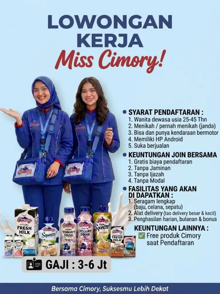 Lowongan Kerja Miss Cimory
