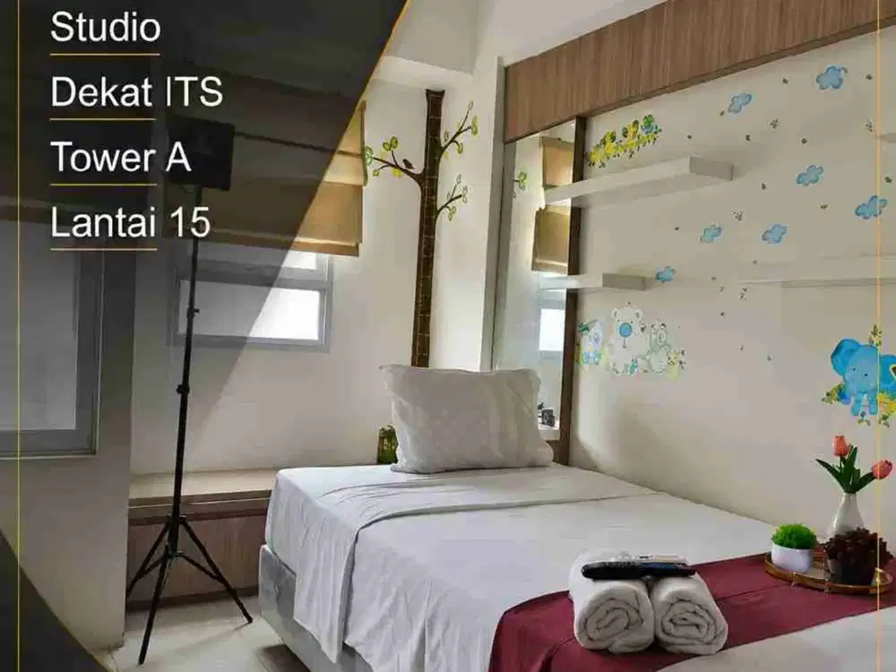 Termurah‼Apartemen Puncak Kertajaya dekat ITS