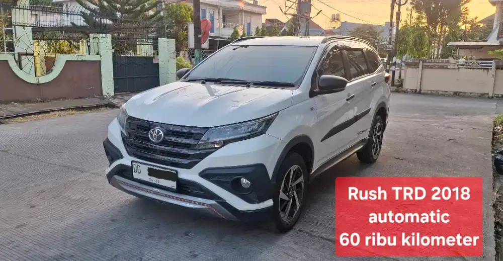Rush TRD 2018 automatic 60 ribu kilometer