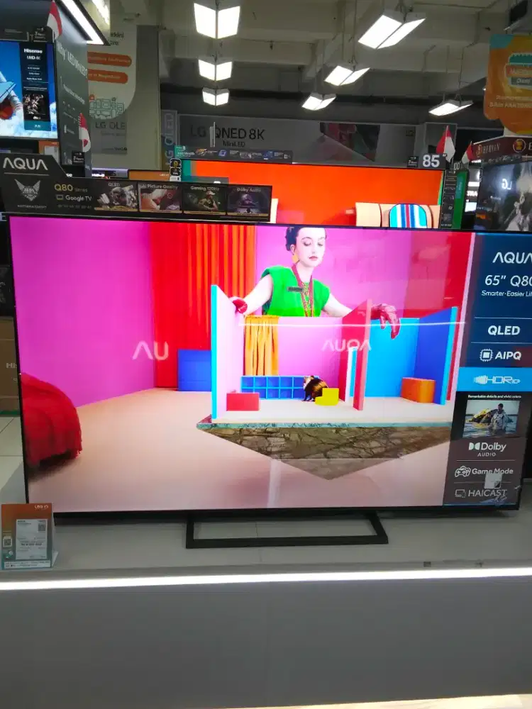 AQUA Q80SERIES GOOGLE TV AQT65Q80GUX