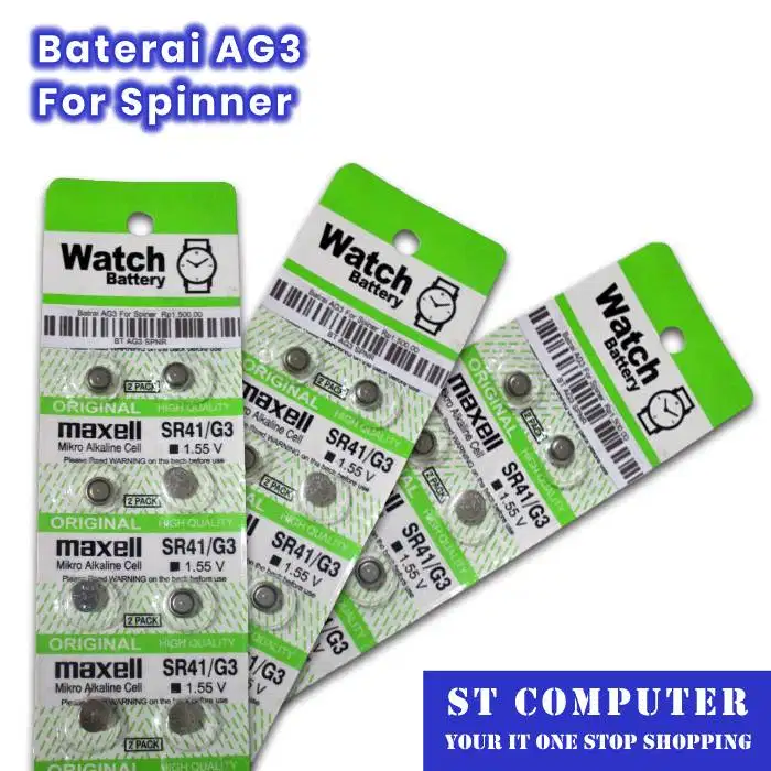 Baterai LR41 AG3 For Spinner
