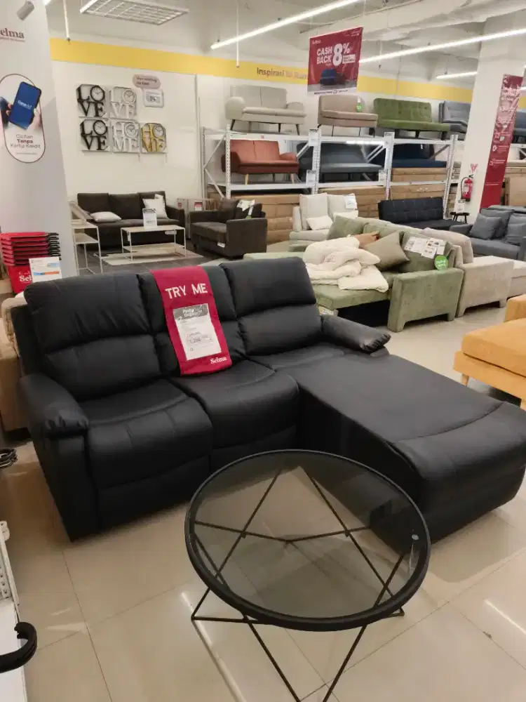 Sofa L recliner