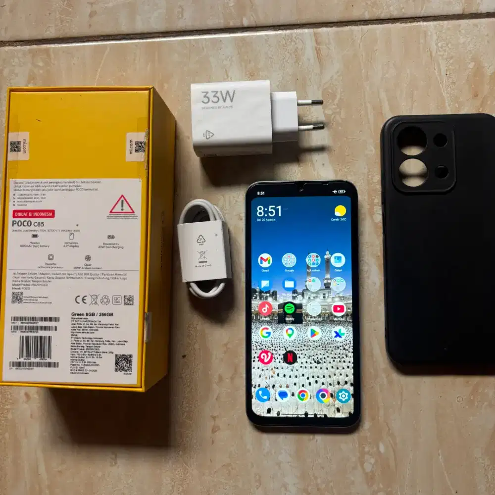 POCO C85 No minus