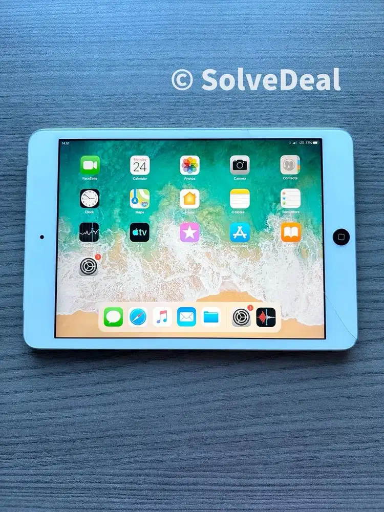 Apple Ipad Mini 2 Wifi Cellular Silver Bisa Sim Card