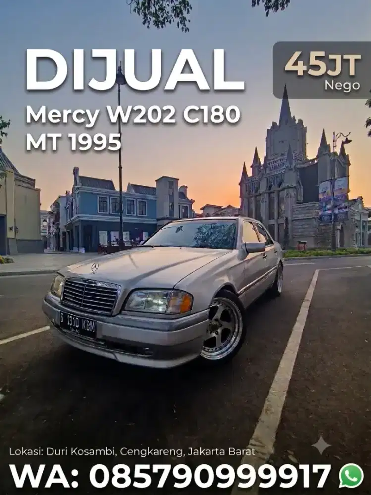 Mercedes Benz W202 C180 Elegance MT 1995 Silver