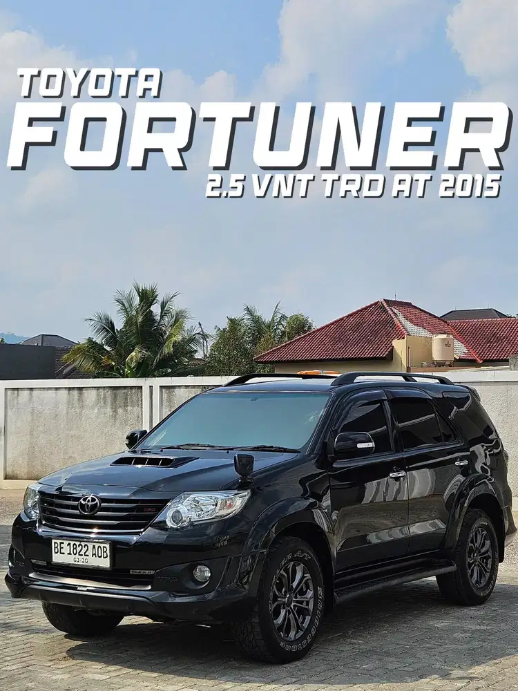 Toyota fortuner 2015 Vnt trd diesel metik istimewa yuk sisa satu buruu