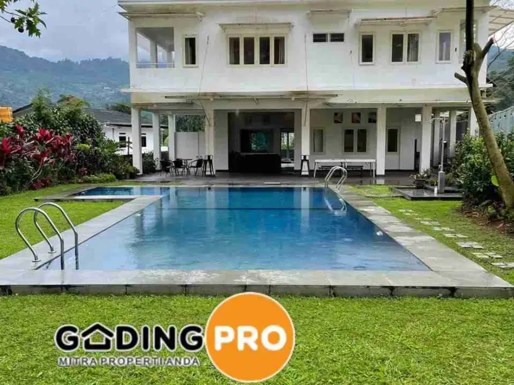 Dijual Villa Aktif Full Furnished di Cisarua Puncak Bogor