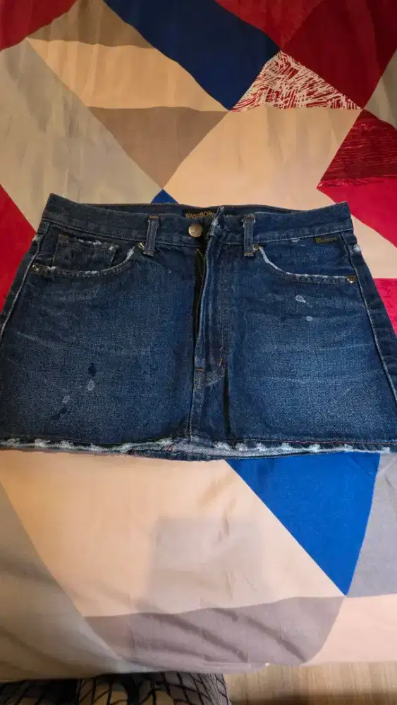 Rok jeans span mini