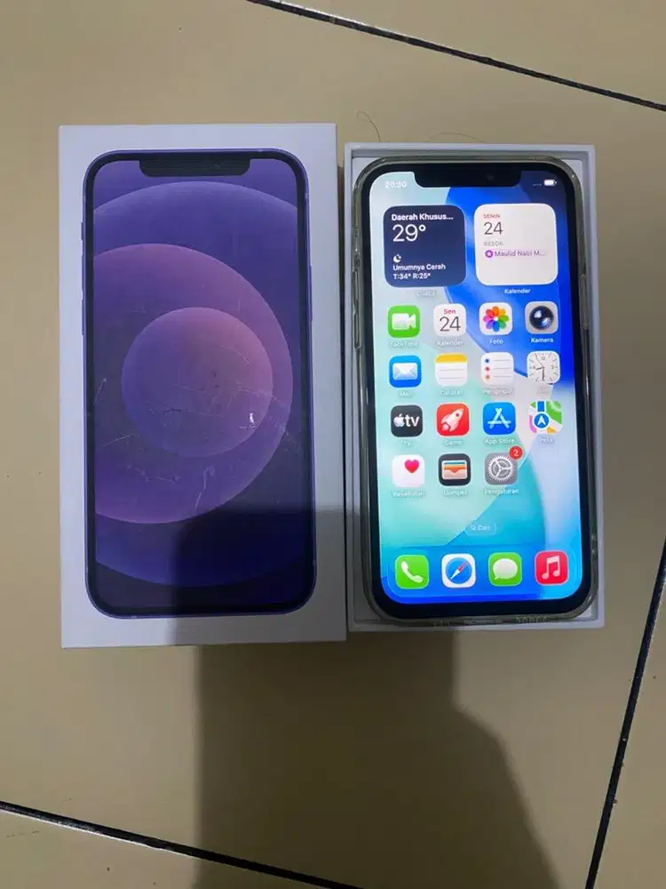 Iphone 12 64gb mulus kartu beacukai no minus