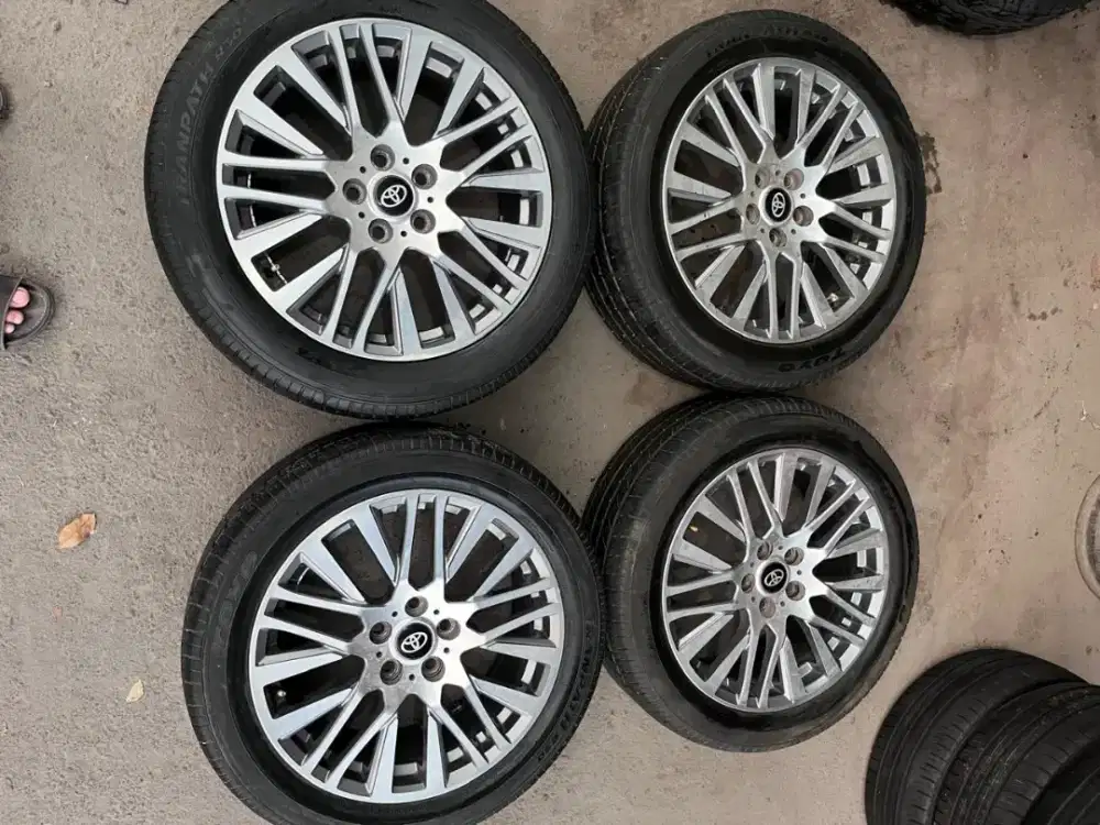 Rep velg original OEM Toyota Alphard Vellfire ring 18 ban 235/50 R18