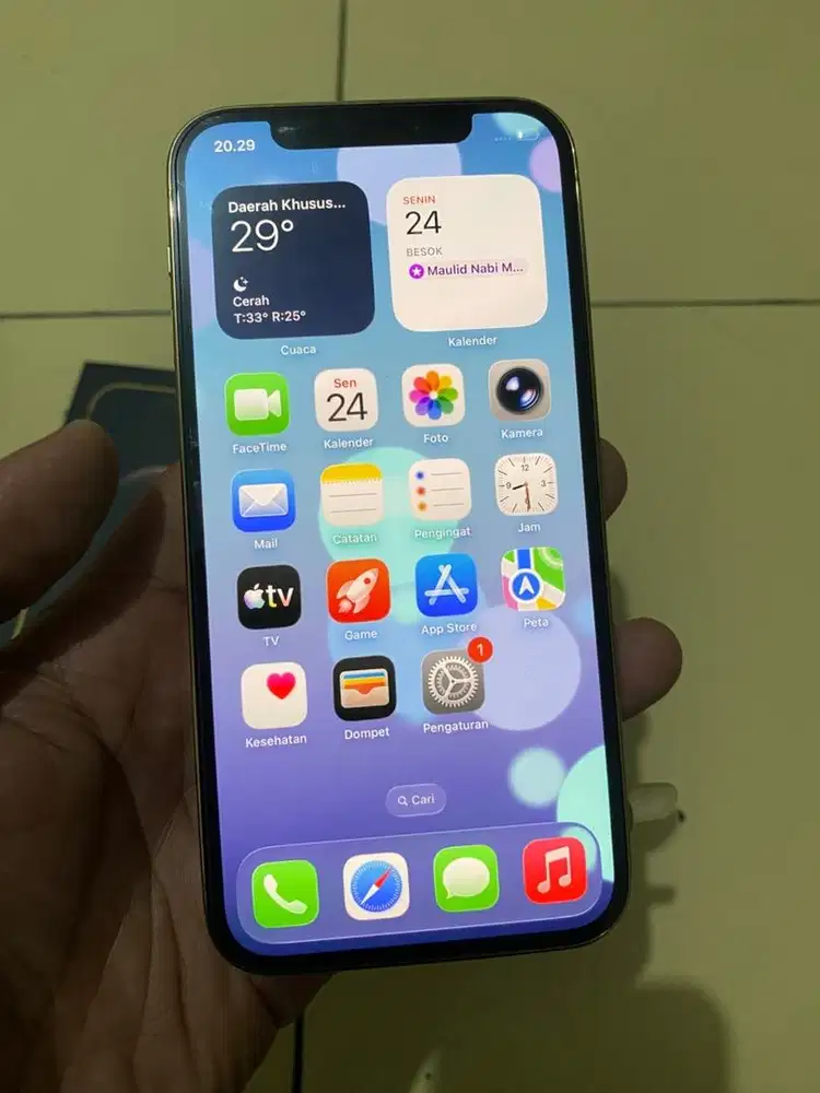 Iphone 12 Pro 256gb gold mulus kartu lancar orinan no minus