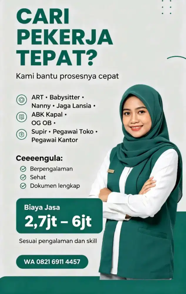 SIAP CARIKAN PEKERJA UNTUK ANDA