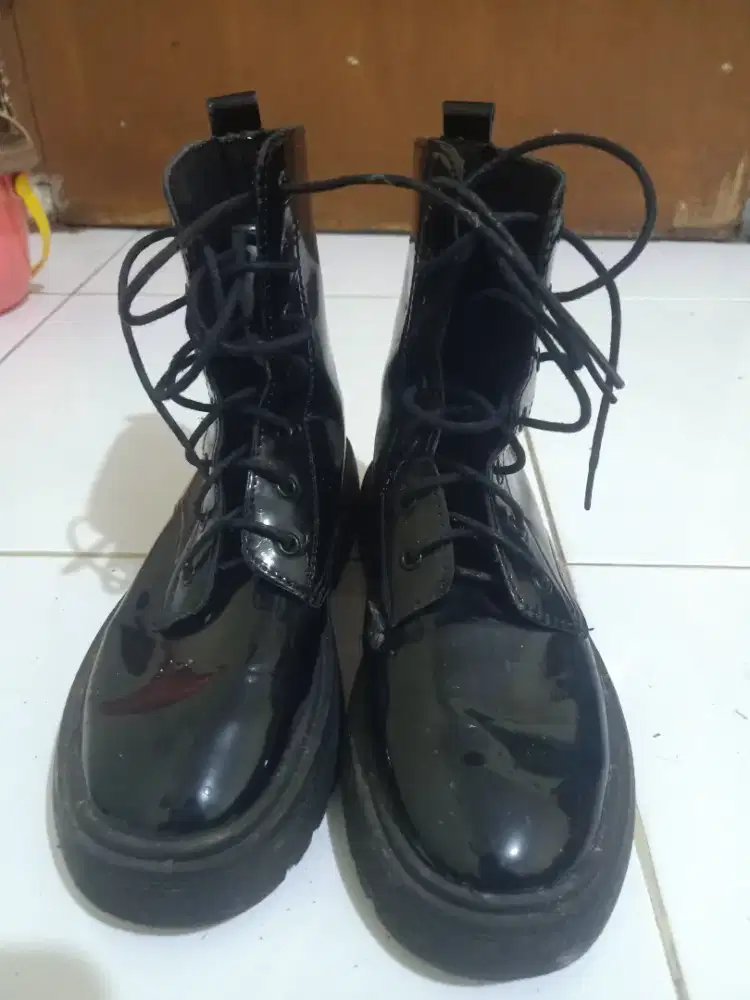 Sepatu boots fashion Korea