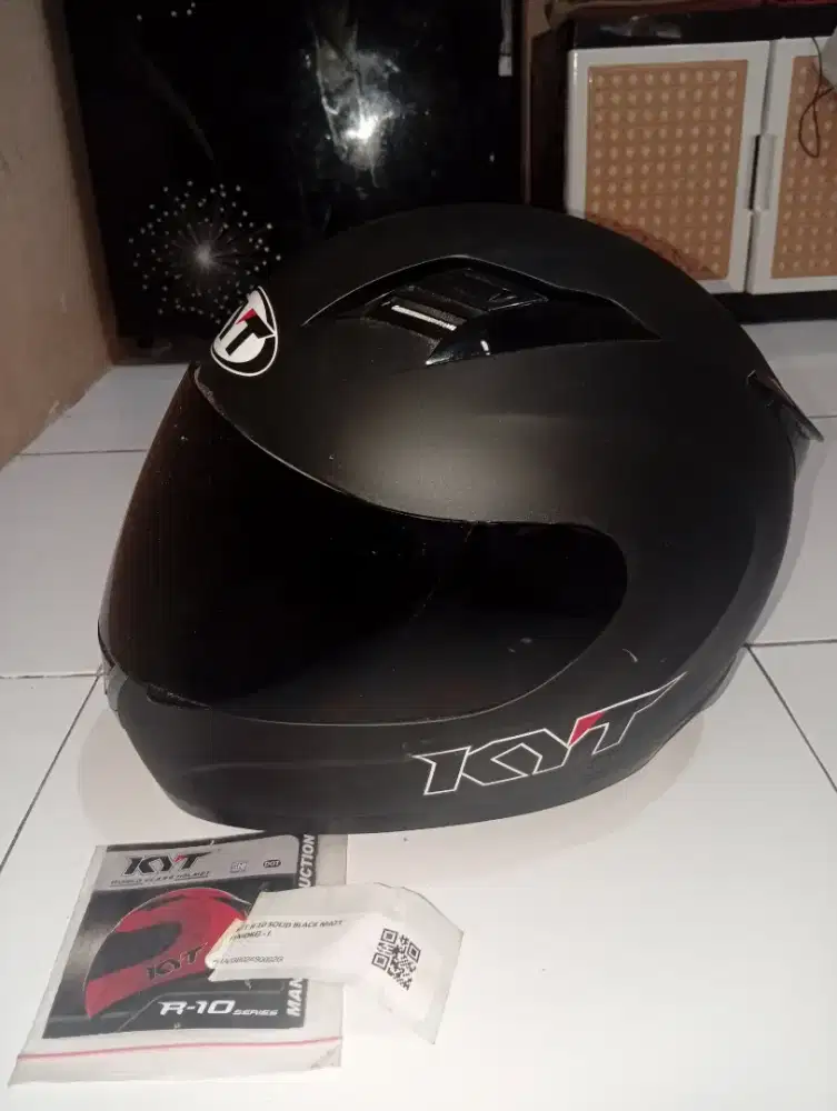 KYT R10 uk L | HITAM DOVE (NEW)