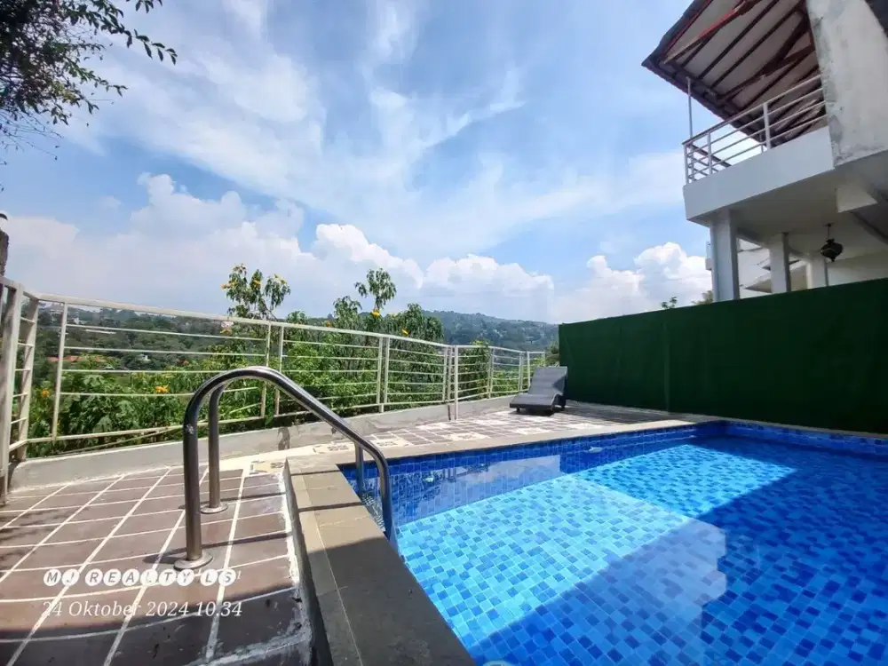 Rumah Villa Private Pool di Kawasan Sejuk Resort Dago Pakar Bandung