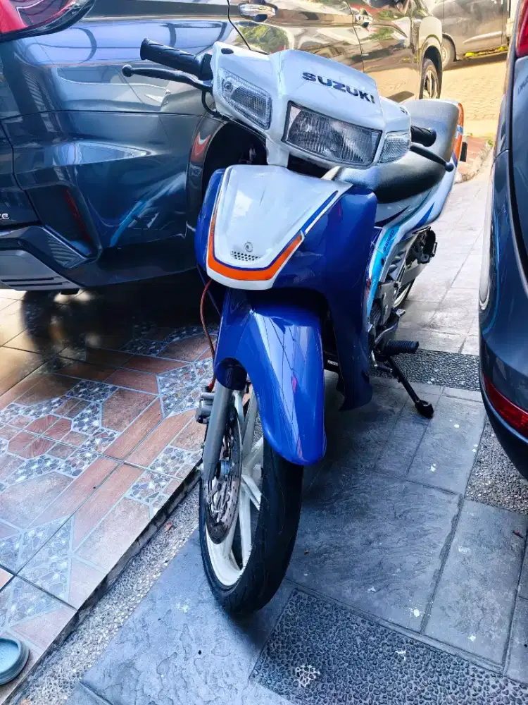 Dijual Suzuki satria 2tak biru putih!!