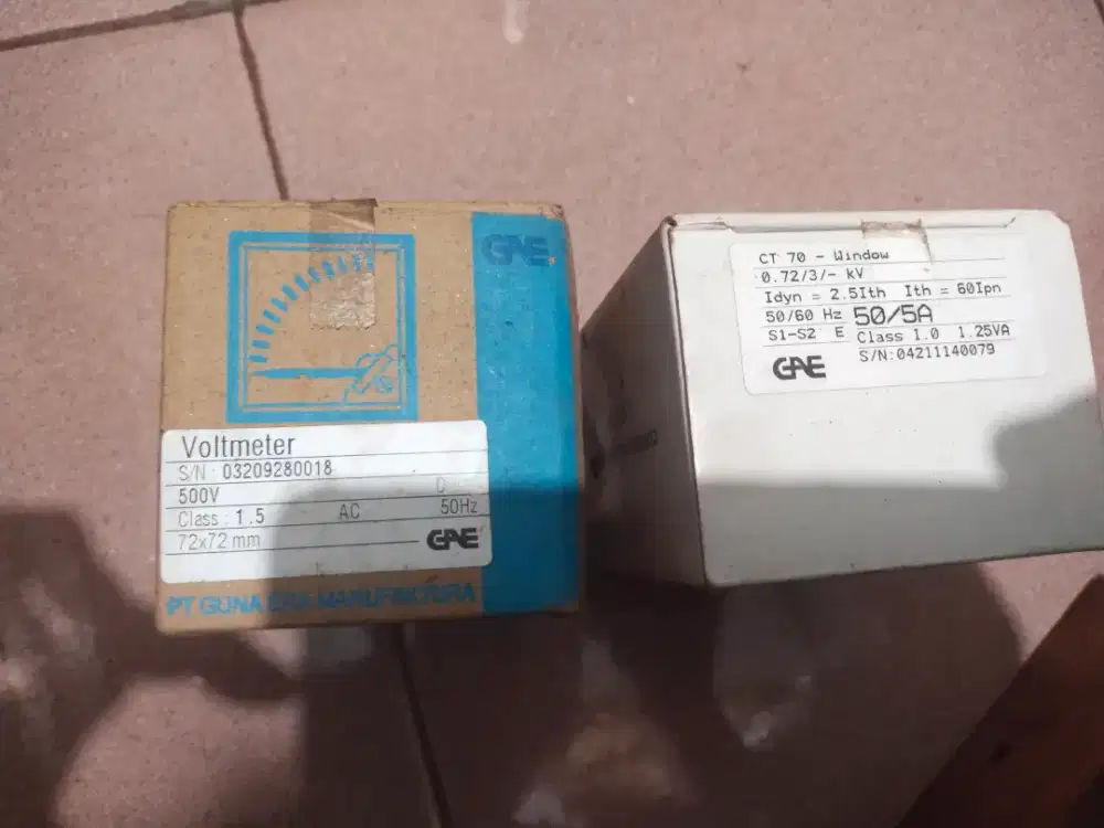 VOL METER 500V GAE DAN CT 50/5A