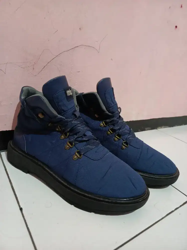 Fitflop Mens Skandi Nylon Boots Navy