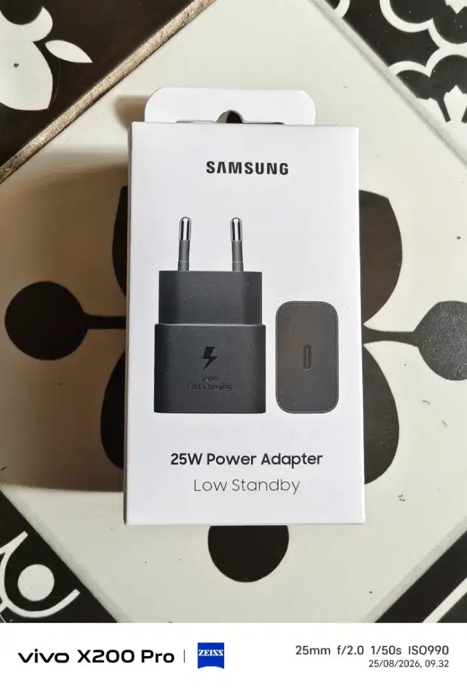 Charger Samsung 25 Power Adapter Original Black