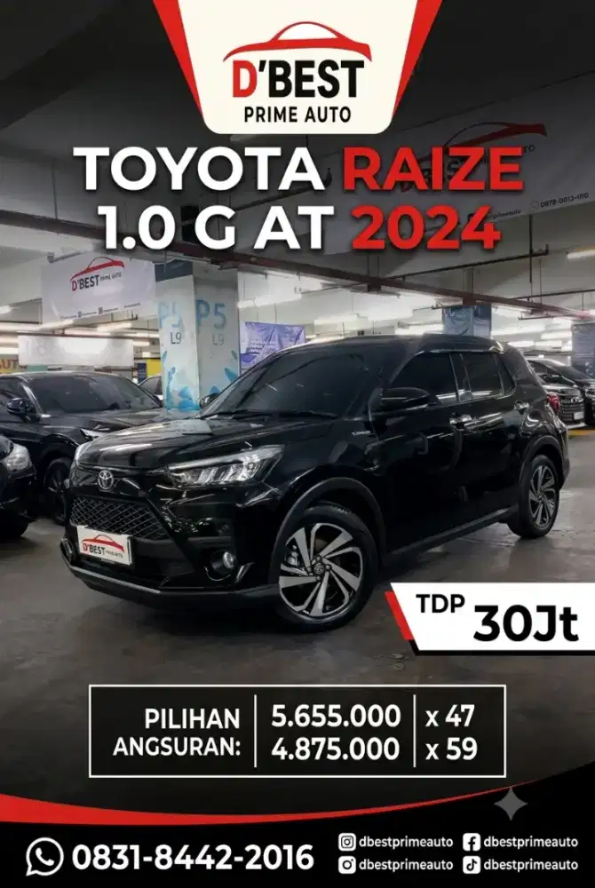 Toyota Raize 1.0 G AT Tow Tone 2024