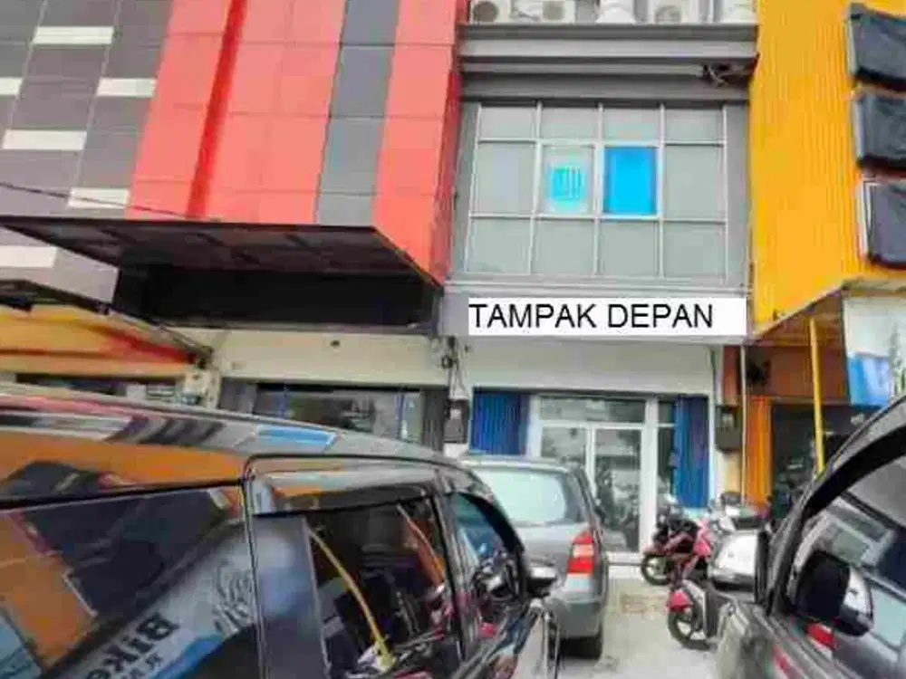 Ruko 5 lt jual cepat 5.1 M siap pakai strategis di pinggir raya Rawamangun dekat terminal rawamangun