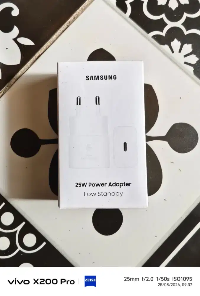 Charger Samsung 25 Power Adapter Original White