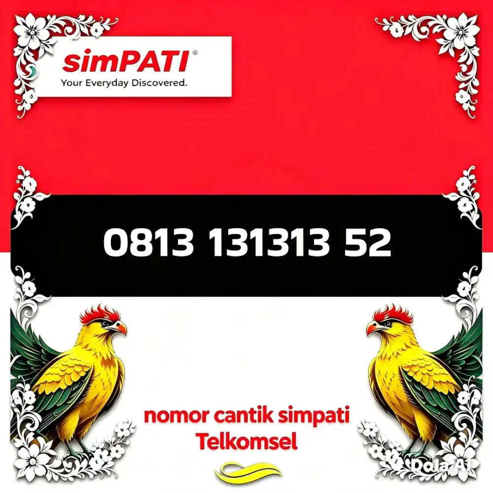 Nomor cantik simpati Telkomsel super