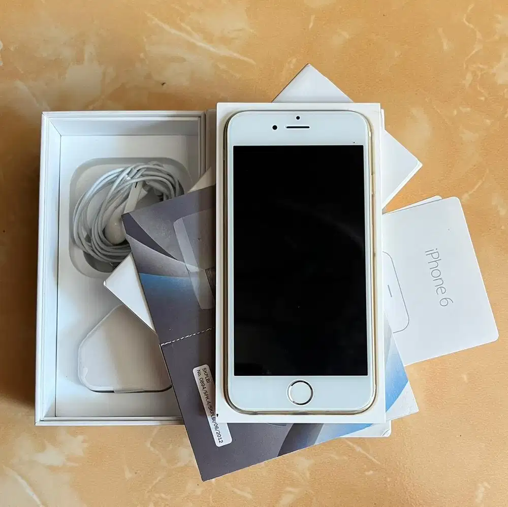 Iphone 6 128gb lengkap