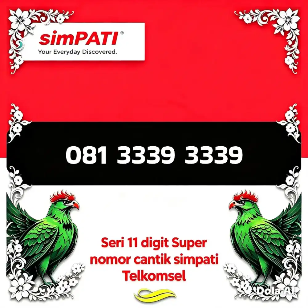 Nomor cantik simpati Telkomsel super