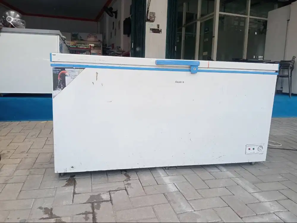 Freezer box bekas murah merk changhong 600L siap pakai